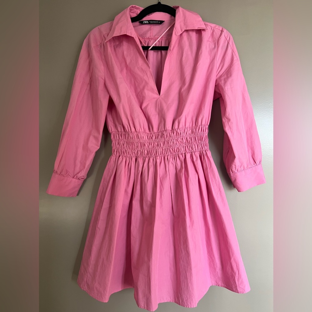 Zara baby pink dress
